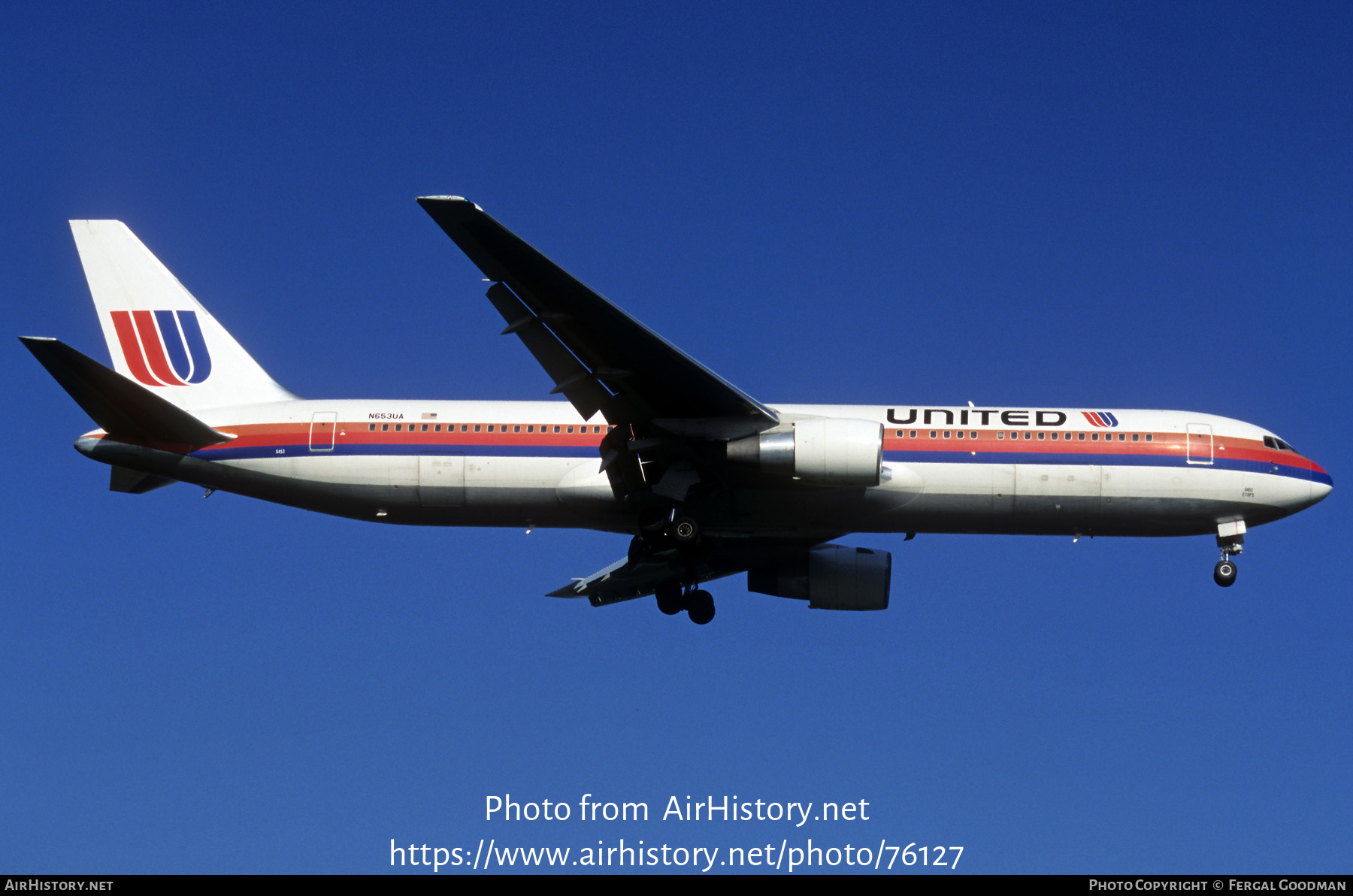 Aircraft Photo of N653UA | Boeing 767-322/ER | United Airlines | AirHistory.net #76127