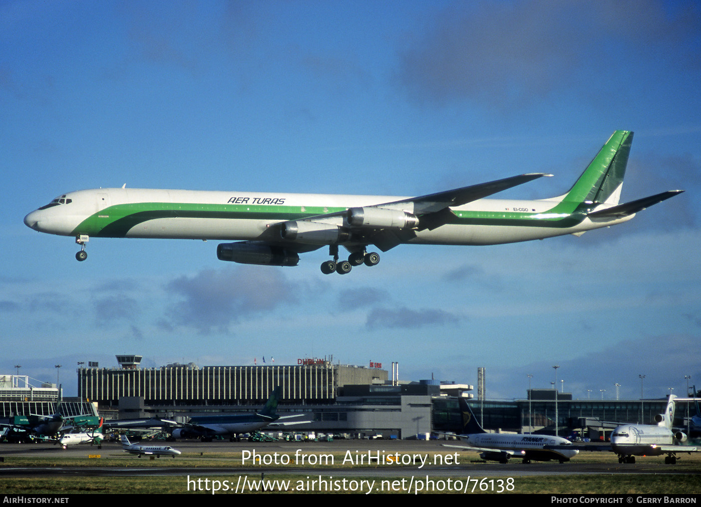 Aircraft Photo of EI-CGO | McDonnell Douglas DC-8-63(F) | Aer Turas | AirHistory.net #76138