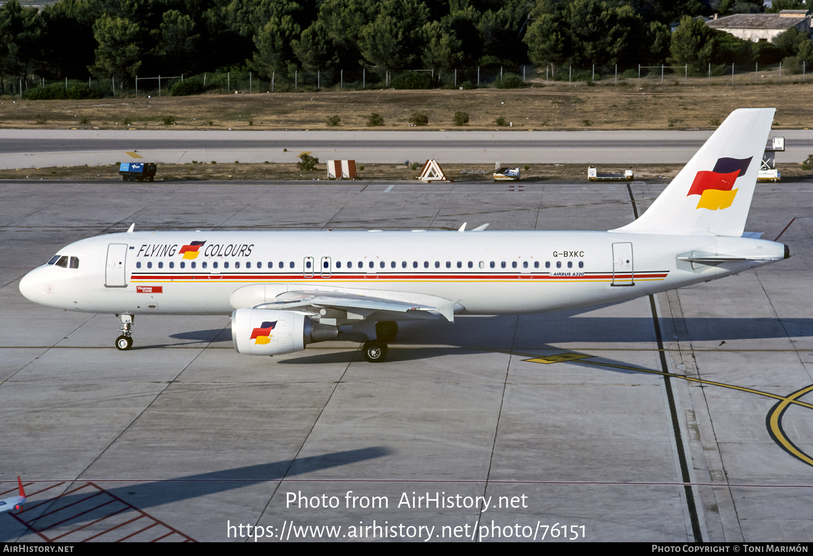 Aircraft Photo of G-BXKC | Airbus A320-214 | Flying Colours Airlines | AirHistory.net #76151