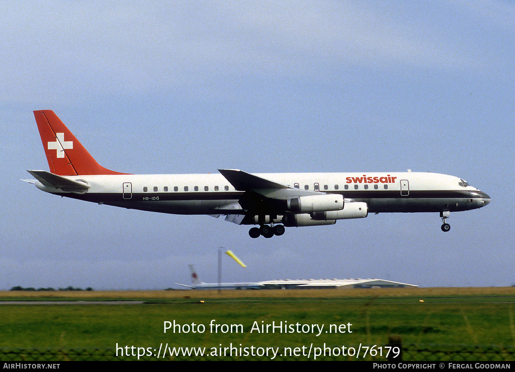 Aircraft Photo of HB-IDG | McDonnell Douglas DC-8-62 | Swissair | AirHistory.net #76179