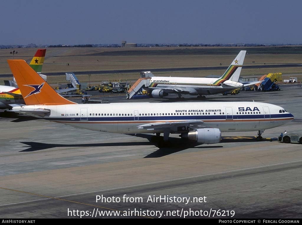 Aircraft Photo of ZS-SDB | Airbus A300B2K-3C | South African Airways - Suid-Afrikaanse Lugdiens | AirHistory.net #76219