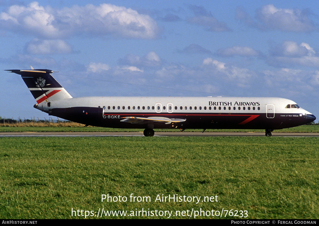 Aircraft Photo of G-BGKE | British Aerospace BAC-111-539GL One-Eleven | British Airways | AirHistory.net #76233