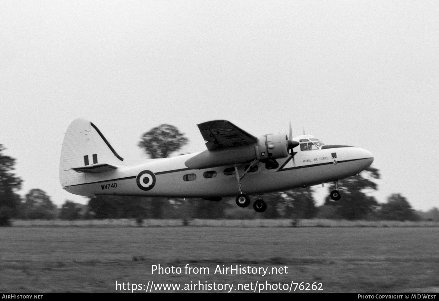 Aircraft Photo of WV740 | Hunting Percival P.66 Pembroke | UK - Air Force | AirHistory.net #76262