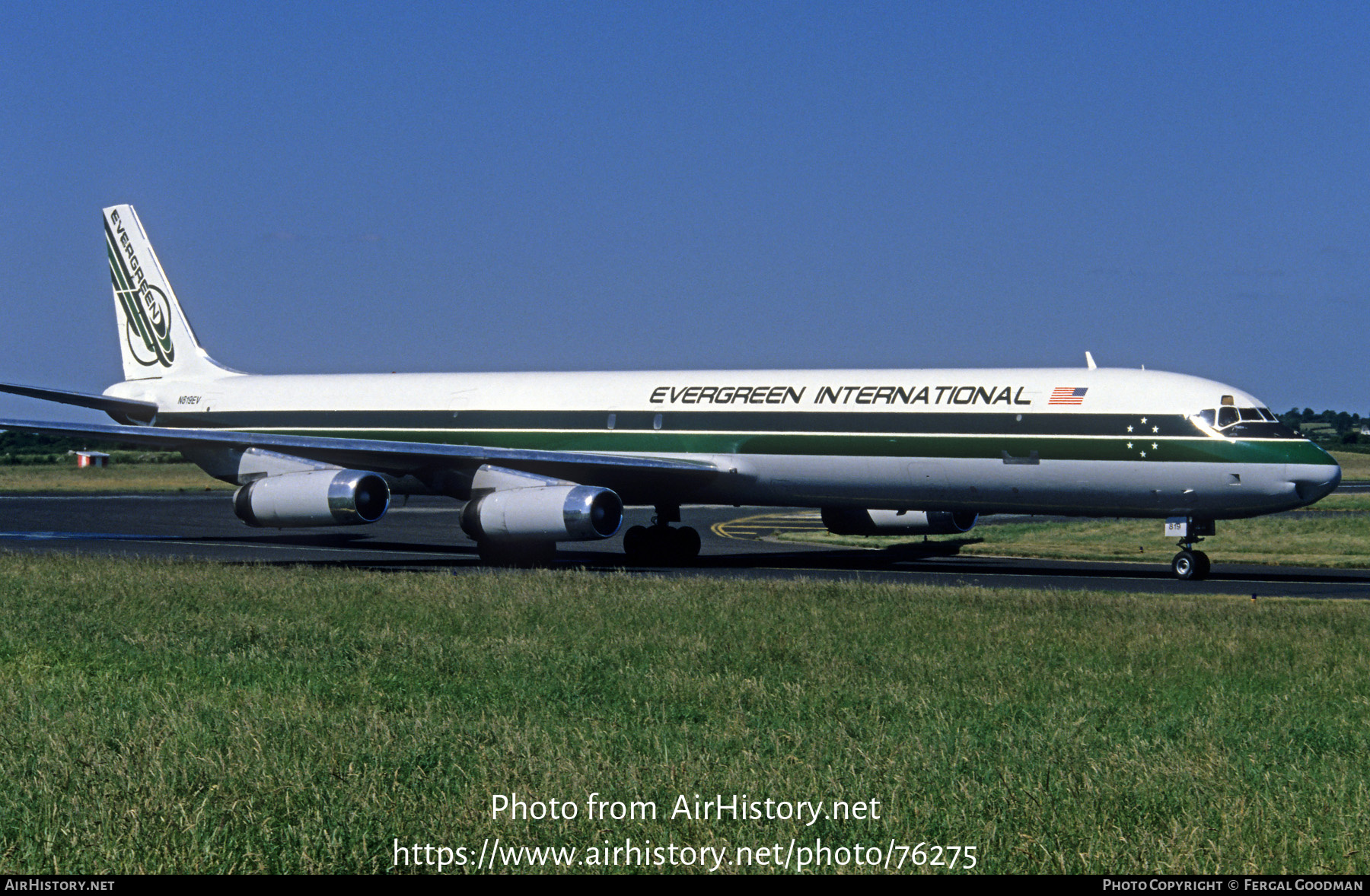 Aircraft Photo of N819EV | McDonnell Douglas DC-8-63(F) | Evergreen International Airlines | AirHistory.net #76275