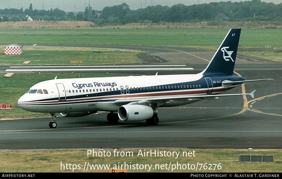 Aircraft Photo of 5B-DAT | Airbus A320-231 | Cyprus Airways | AirHistory.net #76276