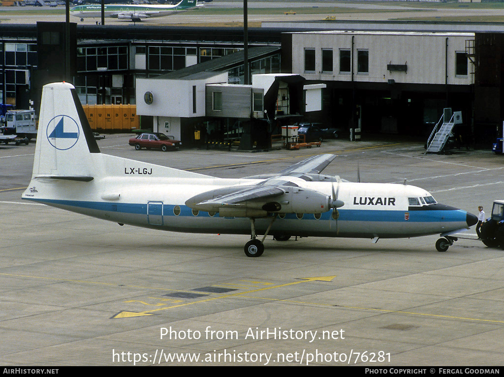 Aircraft Photo of LX-LGJ | Fokker F27-200 Friendship | Luxair | AirHistory.net #76281