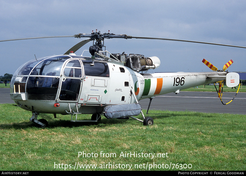 Aircraft Photo of 196 | Sud SA-316B Alouette III | Ireland - Air Force | AirHistory.net #76300