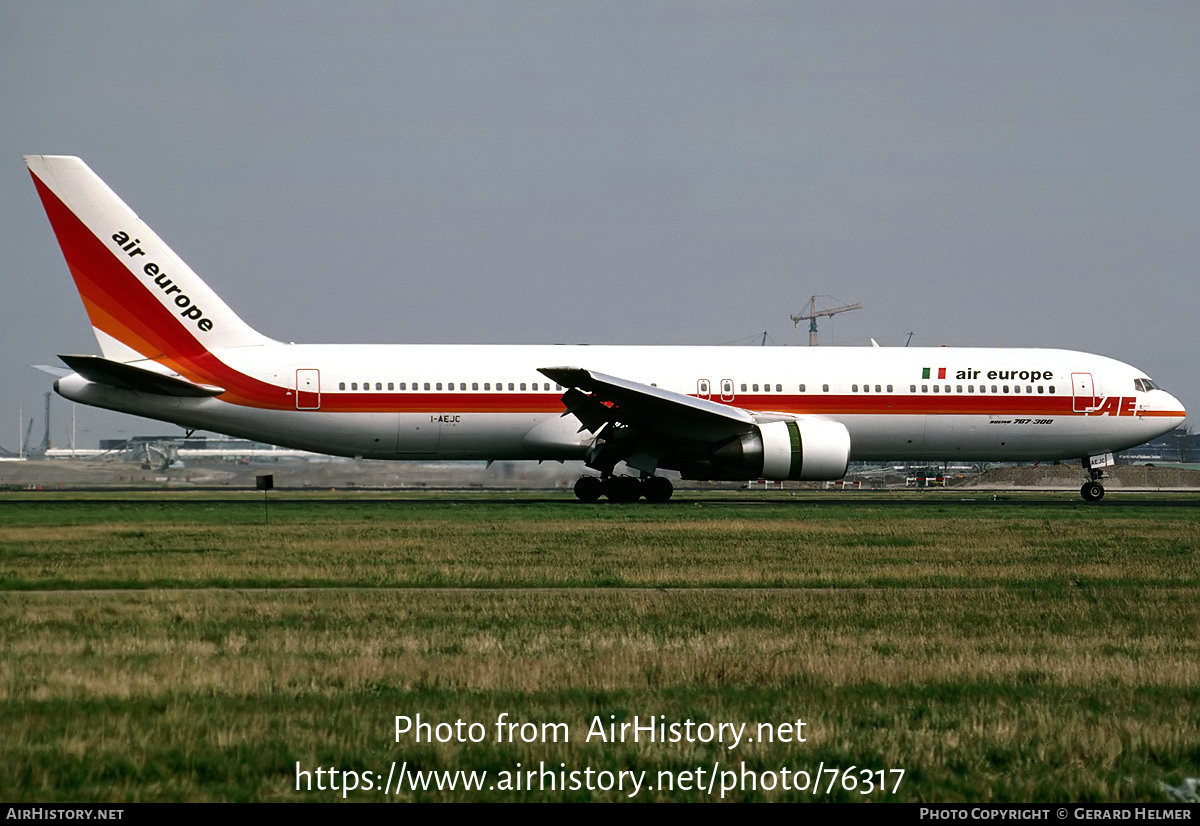 Aircraft Photo of I-AEJC | Boeing 767-383/ER | Air Europe | AirHistory.net #76317