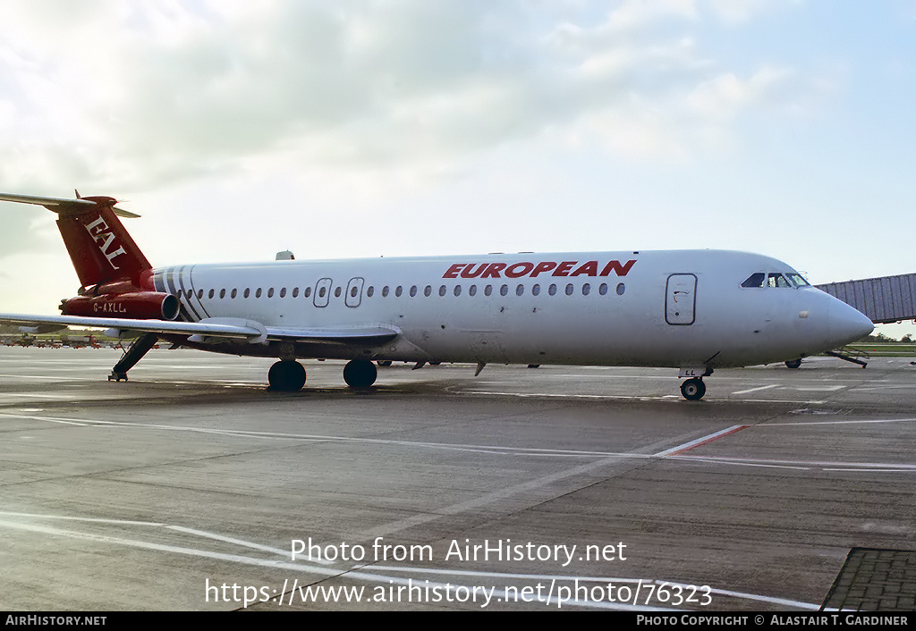 Aircraft Photo of G-AXLL | BAC 111-523FJ One-Eleven | European Aircharter - EAL/EAC | AirHistory.net #76323