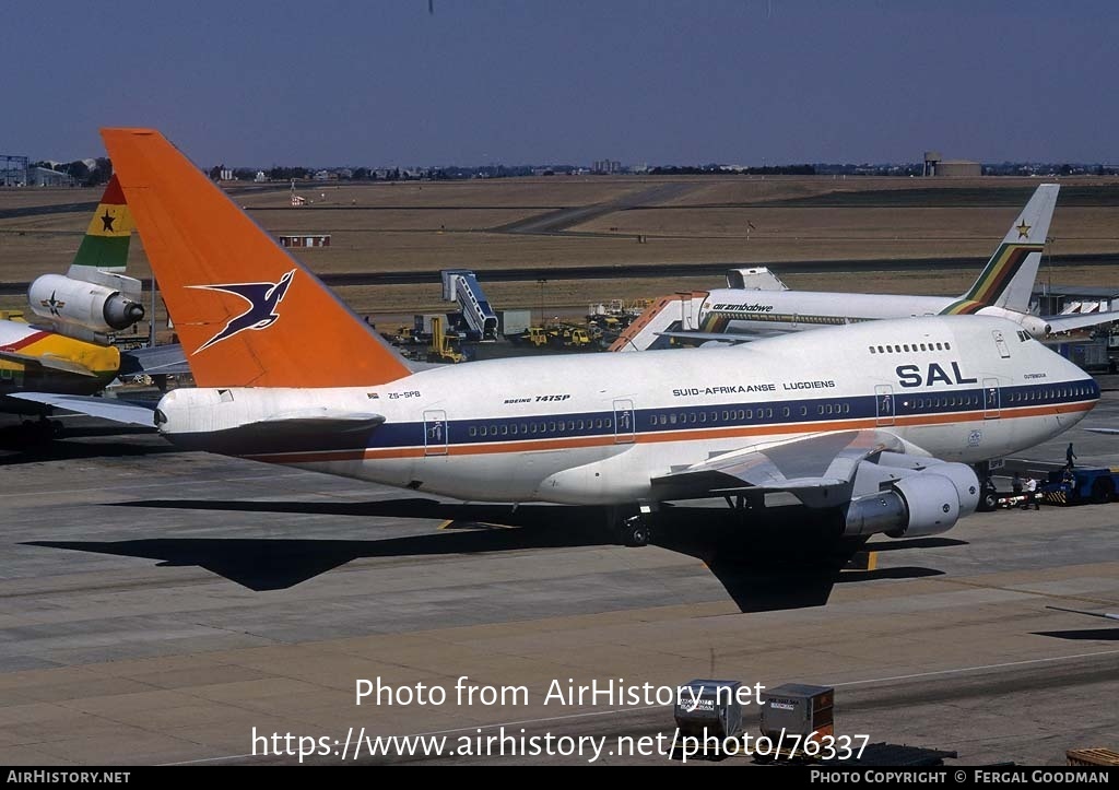 Aircraft Photo of ZS-SPB | Boeing 747SP-44 | South African Airways - Suid-Afrikaanse Lugdiens | AirHistory.net #76337