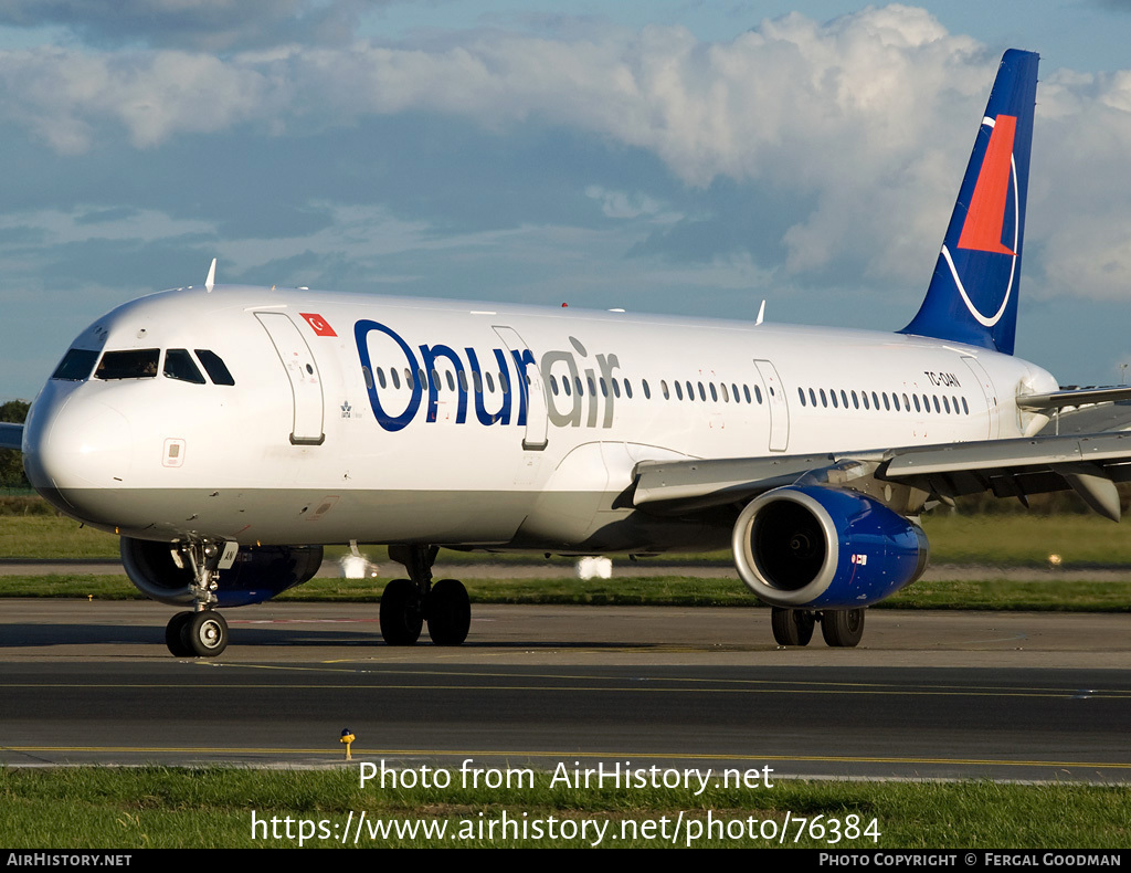 Aircraft Photo of TC-OAN | Airbus A321-231 | Onur Air | AirHistory.net #76384