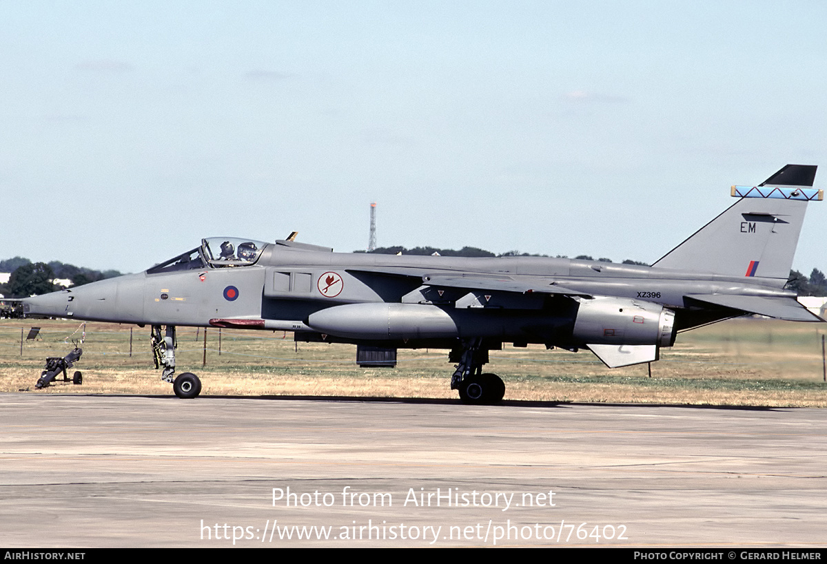 Aircraft Photo of XZ396 | Sepecat Jaguar GR3A | UK - Air Force | AirHistory.net #76402