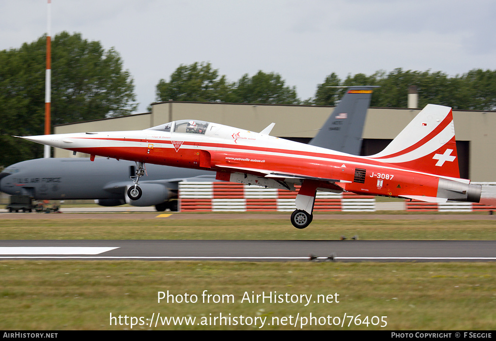 Aircraft Photo of J-3087 | Northrop F-5E Tiger II | Switzerland - Air Force | AirHistory.net #76405