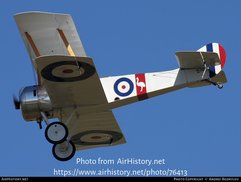 Aircraft Photo of VH-PSP | Sopwith Pup (replica) | UK - Air Force | AirHistory.net #76413