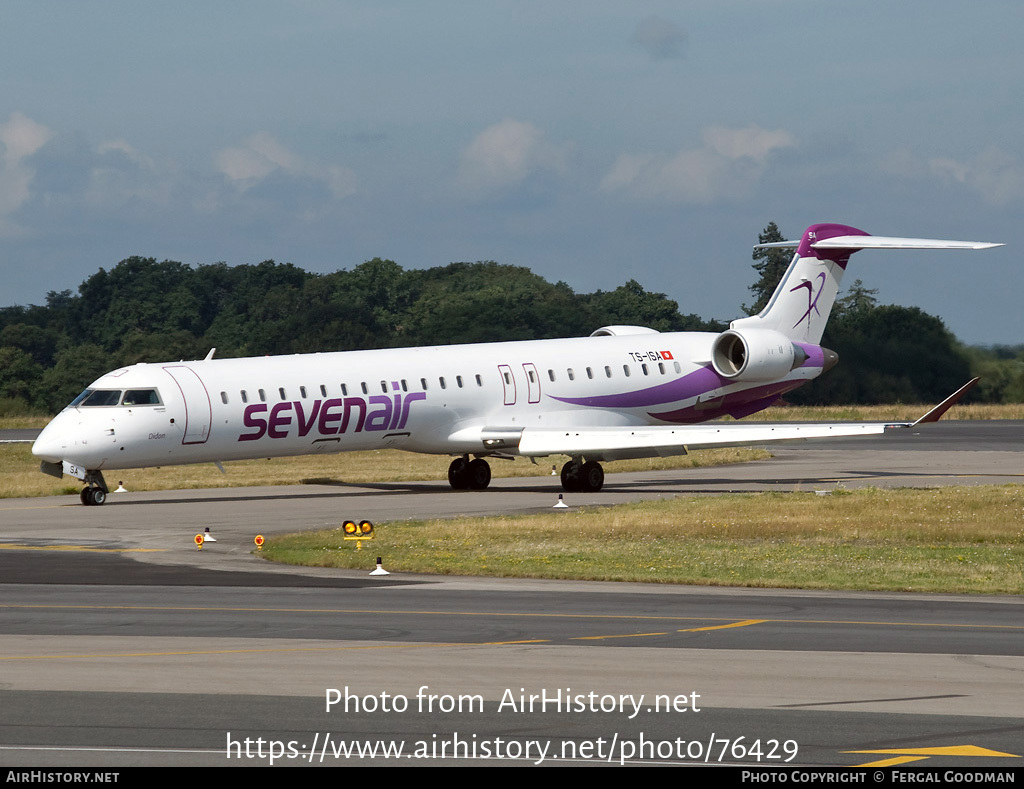 Aircraft Photo of TS-ISA | Bombardier CRJ-900ER (CL-600-2D24) | Sevenair | AirHistory.net #76429