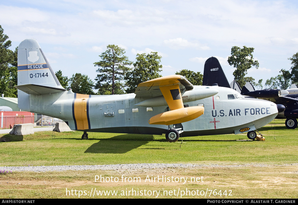 Aircraft Photo of 51-7144 / 0-17144 | Grumman HU-16B Albatross | USA - Air Force | AirHistory.net #76442