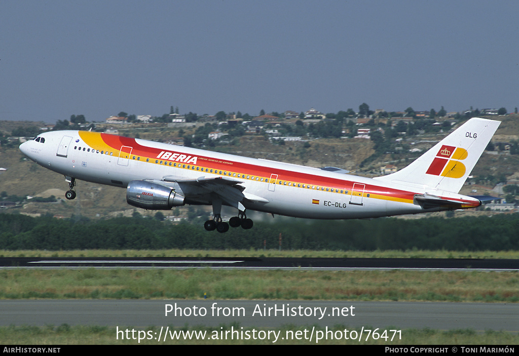 Aircraft Photo of EC-DLG | Airbus A300B4-120 | Iberia | AirHistory.net #76471