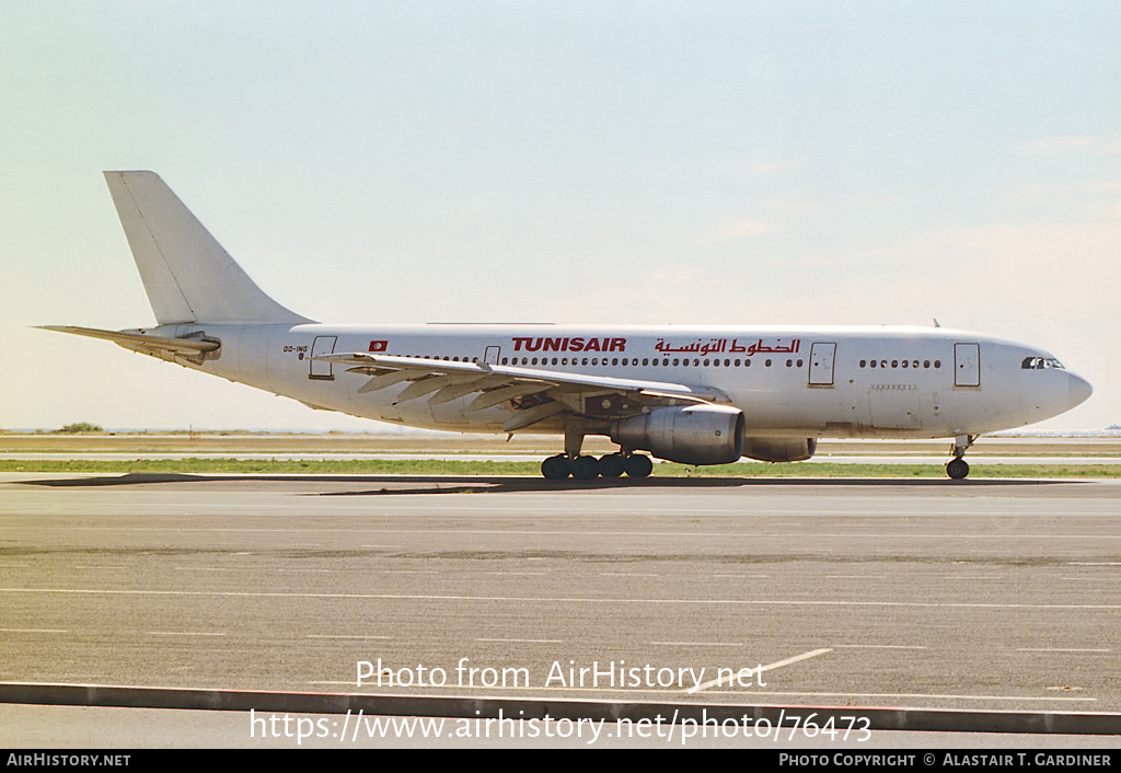 Aircraft Photo of OO-ING | Airbus A300B4-103 | Tunisair | AirHistory.net #76473