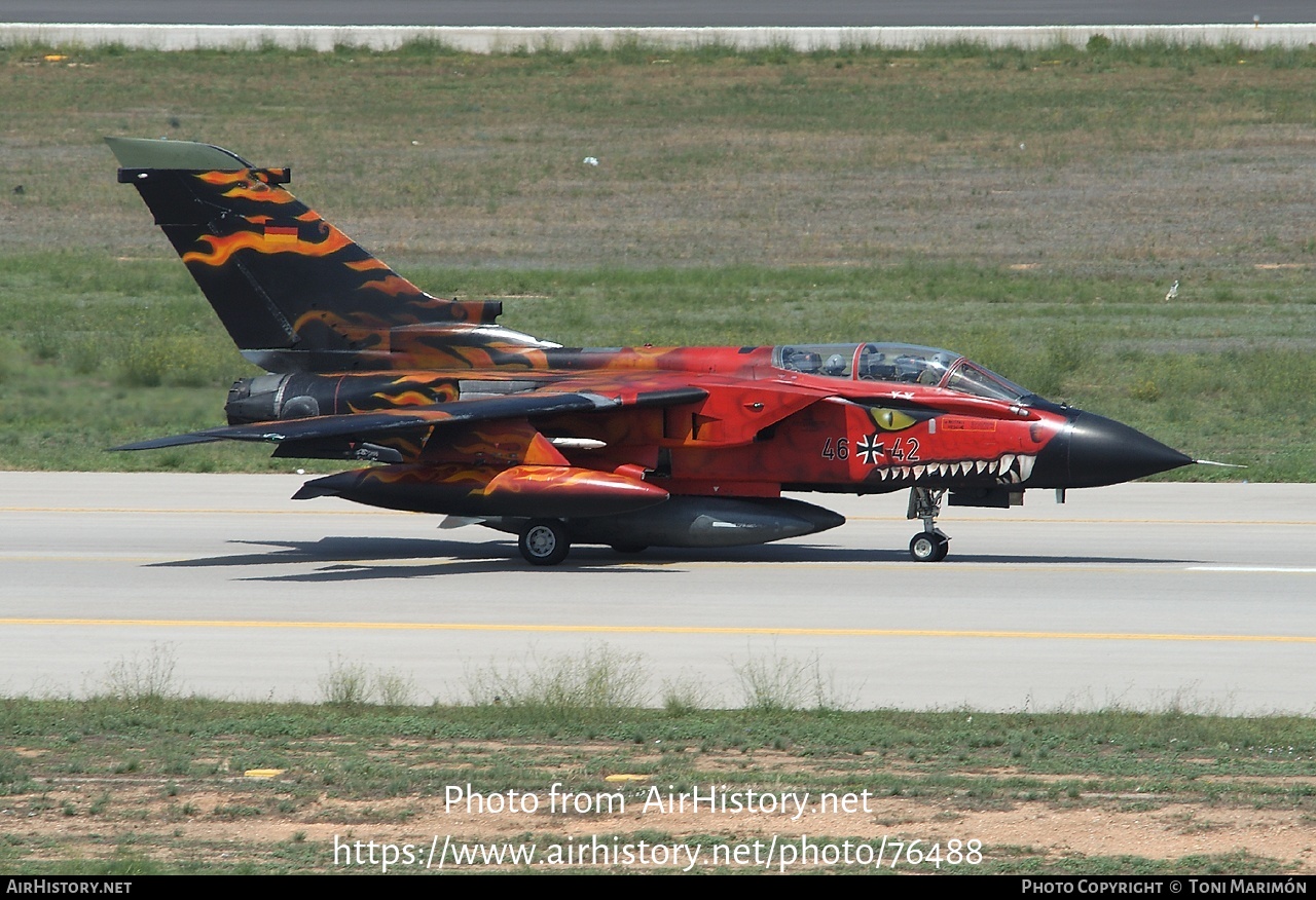 Aircraft Photo of 4642 | Panavia Tornado ECR | Germany - Air Force | AirHistory.net #76488