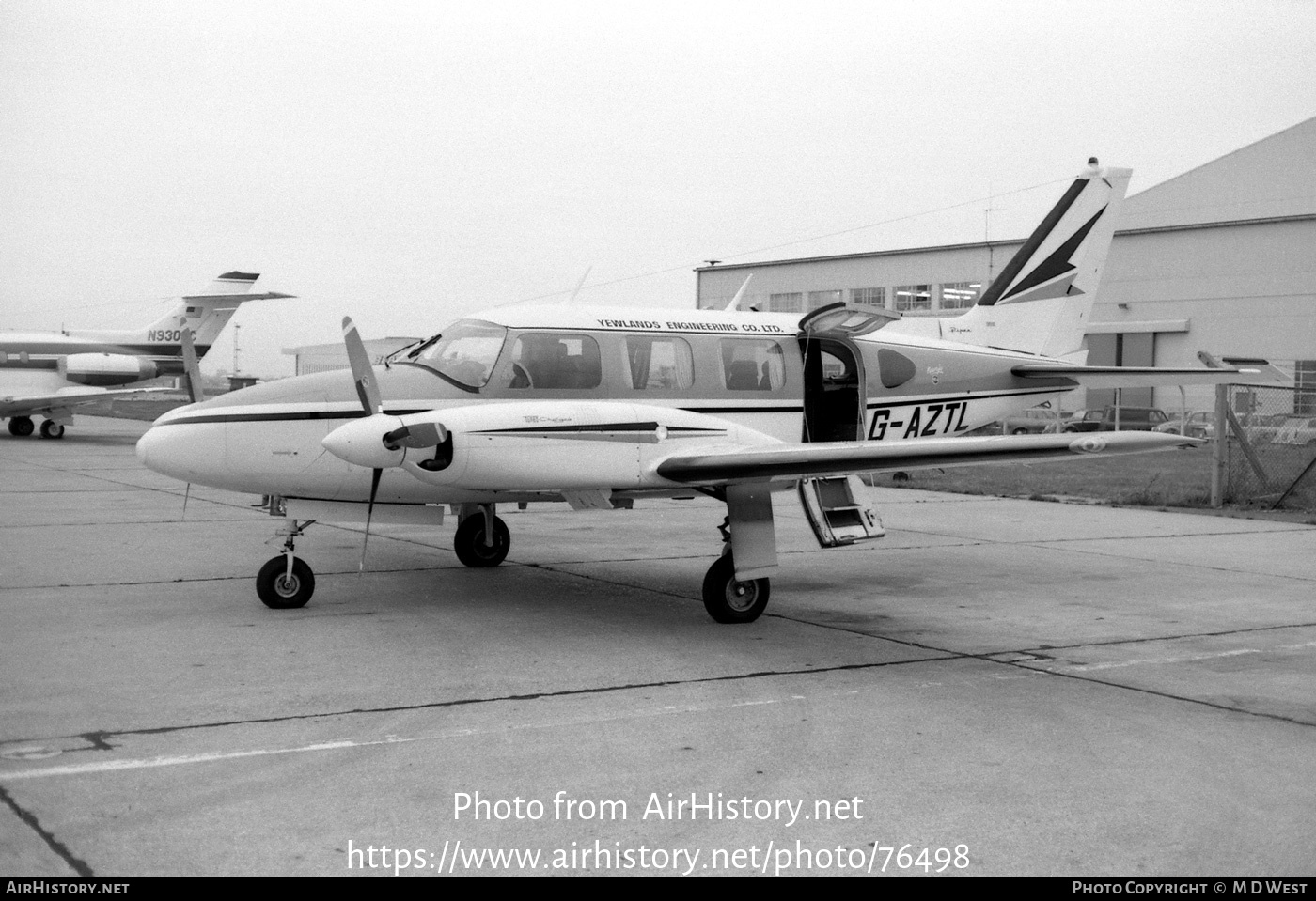 Aircraft Photo of G-AZTL | Piper PA-31-310 Navajo | Yewlands Engineering | AirHistory.net #76498