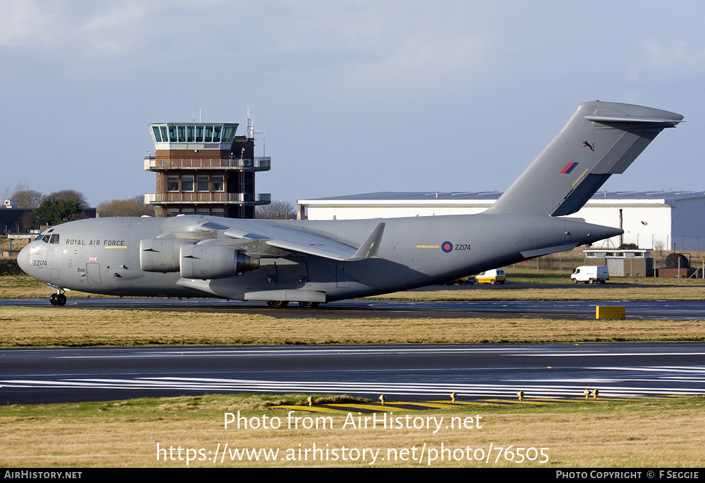 Aircraft Photo of ZZ174 | Boeing C-17A Globemaster III | UK - Air Force | AirHistory.net #76505