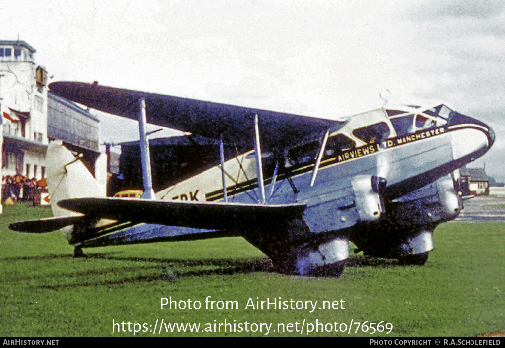 Aircraft Photo of G-AFRK | De Havilland D.H. 89A Dragon Rapide | Airviews | AirHistory.net #76569