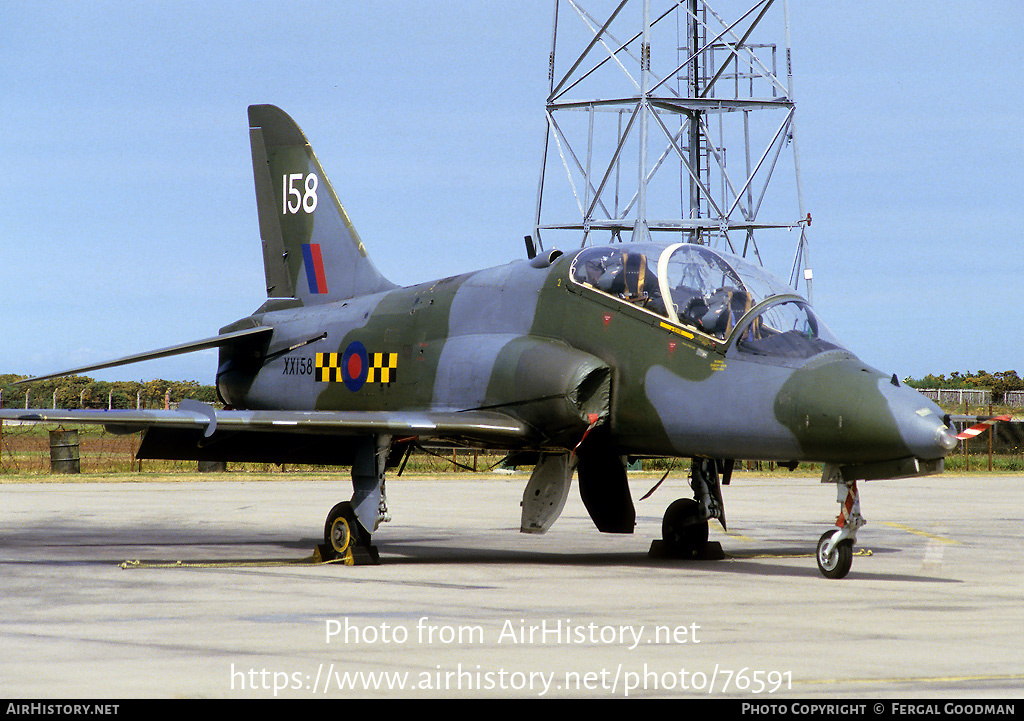 Aircraft Photo of XX158 | Hawker Siddeley Hawk T1A | UK - Air Force | AirHistory.net #76591