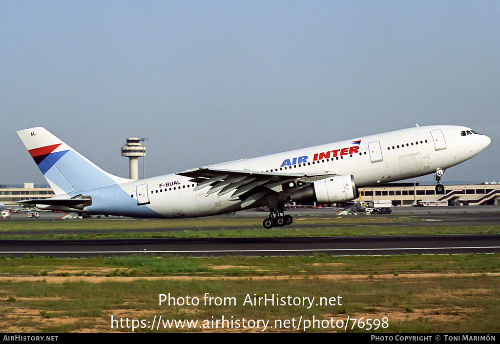 Aircraft Photo of F-BUAL | Airbus A300B4-2C | Air Inter | AirHistory.net #76598