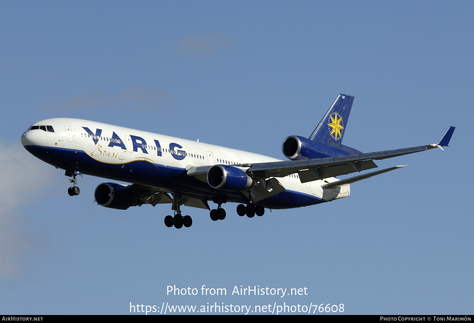 Aircraft Photo of PP-VQF | McDonnell Douglas MD-11 | Varig | AirHistory.net #76608