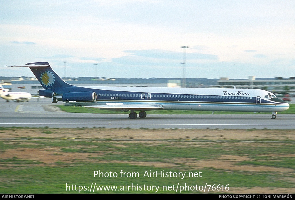 Aircraft Photo of EI-CGI | McDonnell Douglas MD-83 (DC-9-83) | Trans Alsace | AirHistory.net #76616