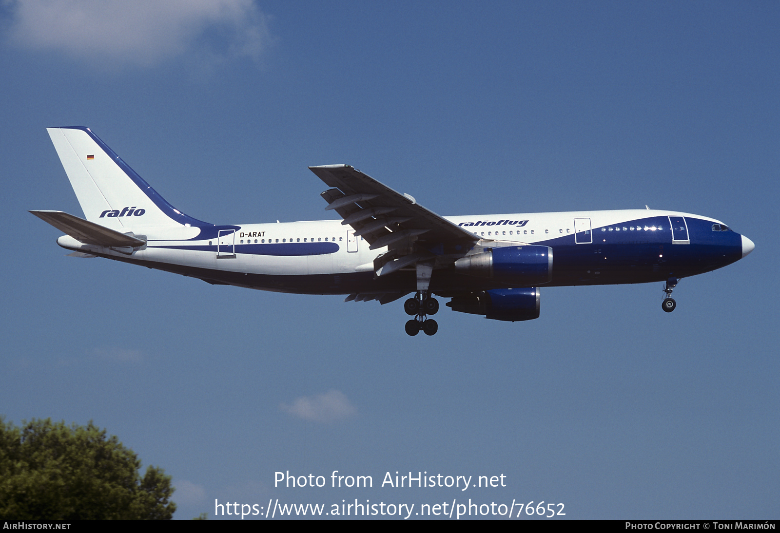 Aircraft Photo of D-ARAT | Airbus A300B2-1C | Ratioflug | AirHistory.net #76652