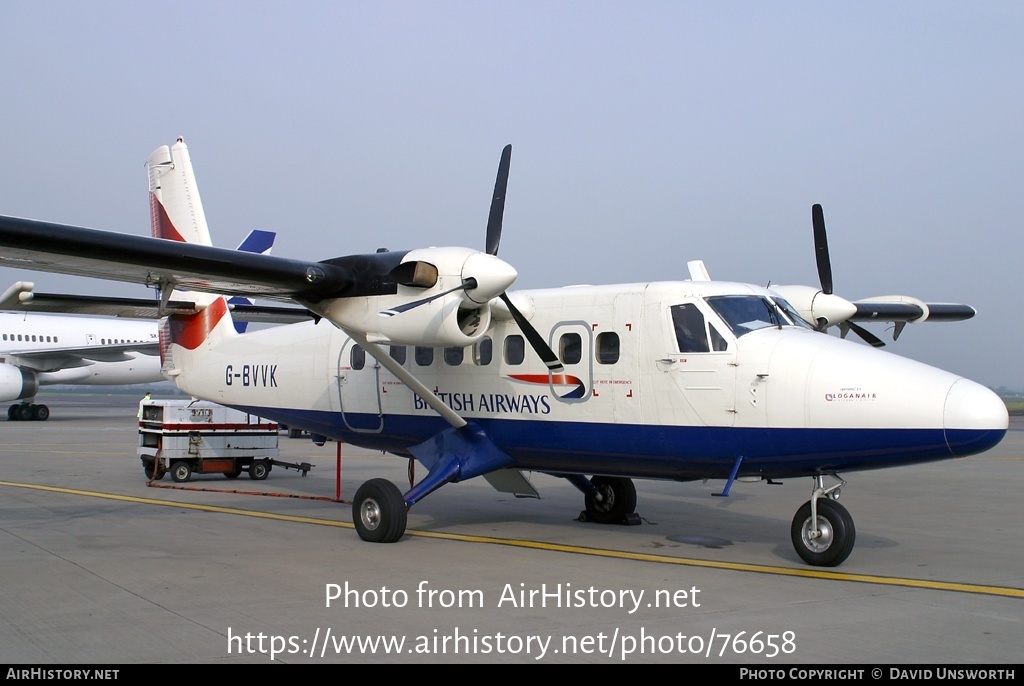 Aircraft Photo of G-BVVK | De Havilland Canada DHC-6-300 Twin Otter | British Airways | AirHistory.net #76658