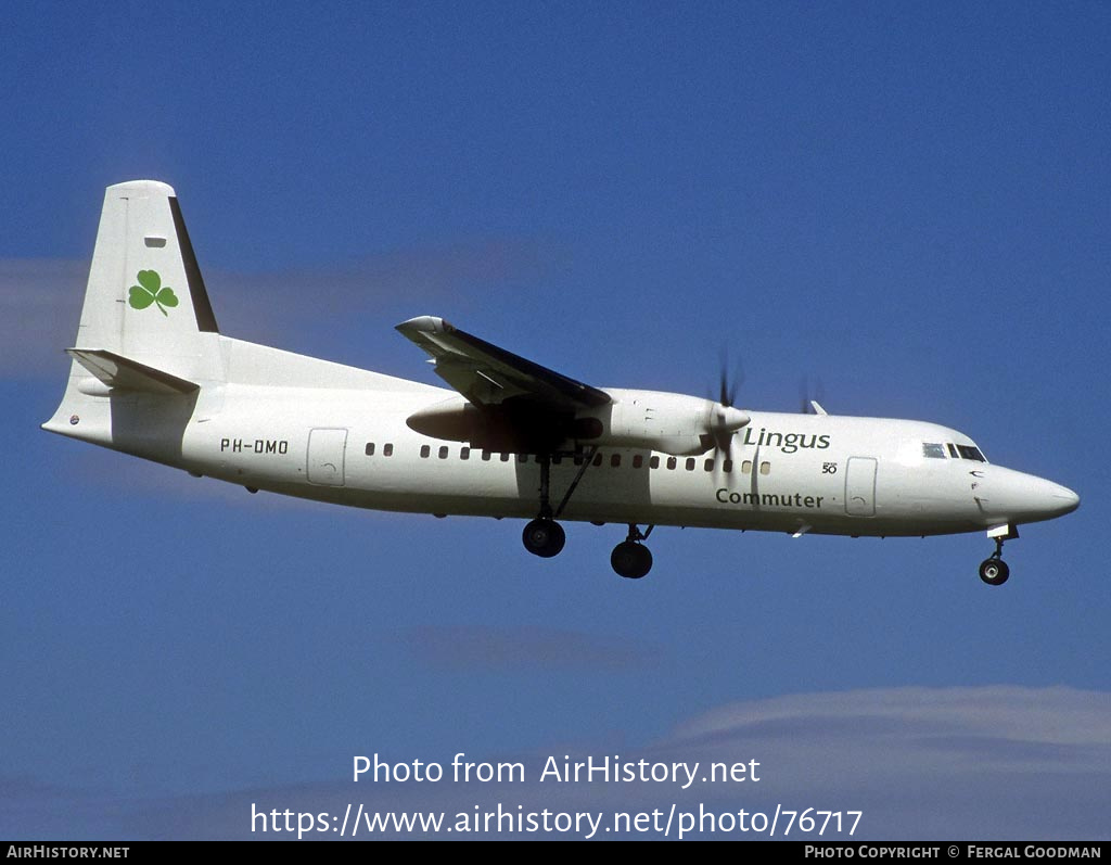 Aircraft Photo of PH-DMO | Fokker 50 | Aer Lingus Commuter | AirHistory.net #76717