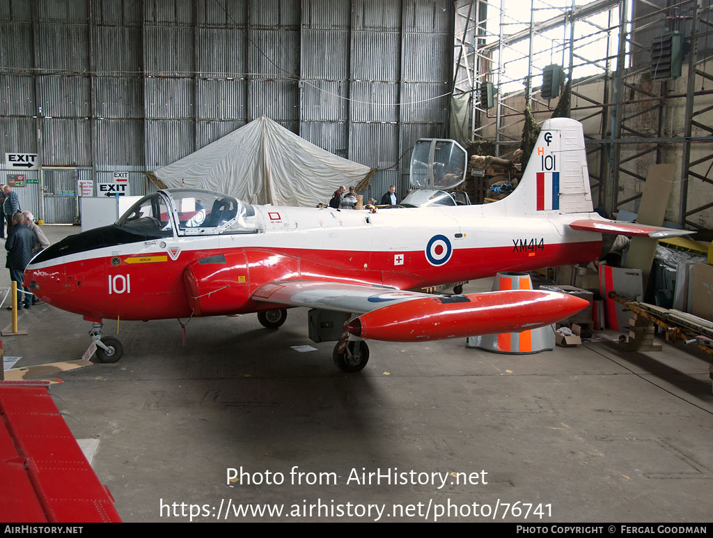 Aircraft Photo of XM414 | Hunting P.84 Jet Provost T3A | UK - Air Force | AirHistory.net #76741