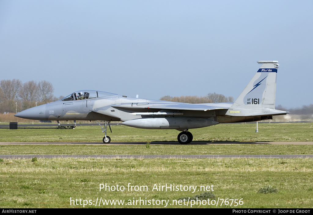 Aircraft Photo of 86-0161 / AF86-161 | McDonnell Douglas F-15C Eagle | USA - Air Force | AirHistory.net #76756