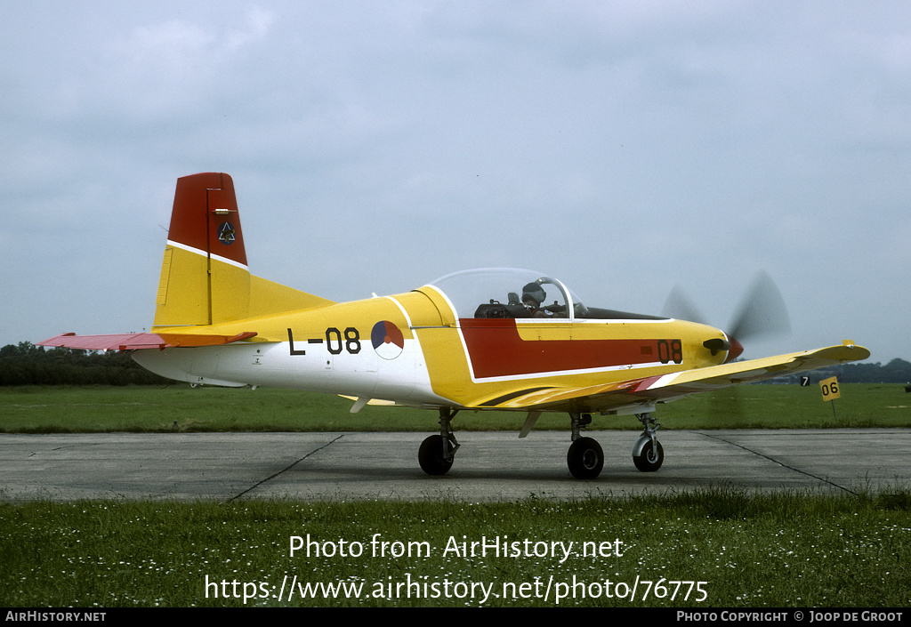 Aircraft Photo of L-08 | Pilatus PC-7 | Netherlands - Air Force | AirHistory.net #76775