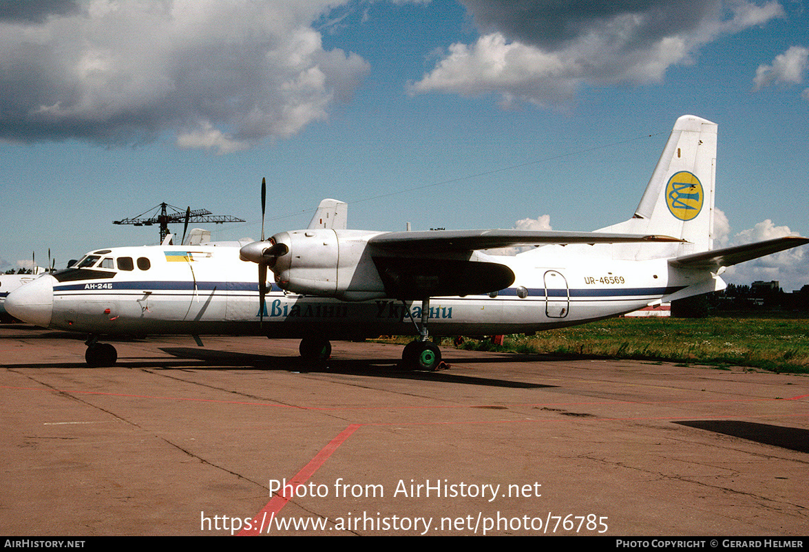 Aircraft Photo of UR-46569 | Antonov An-24B | Air Ukraine | AirHistory.net #76785