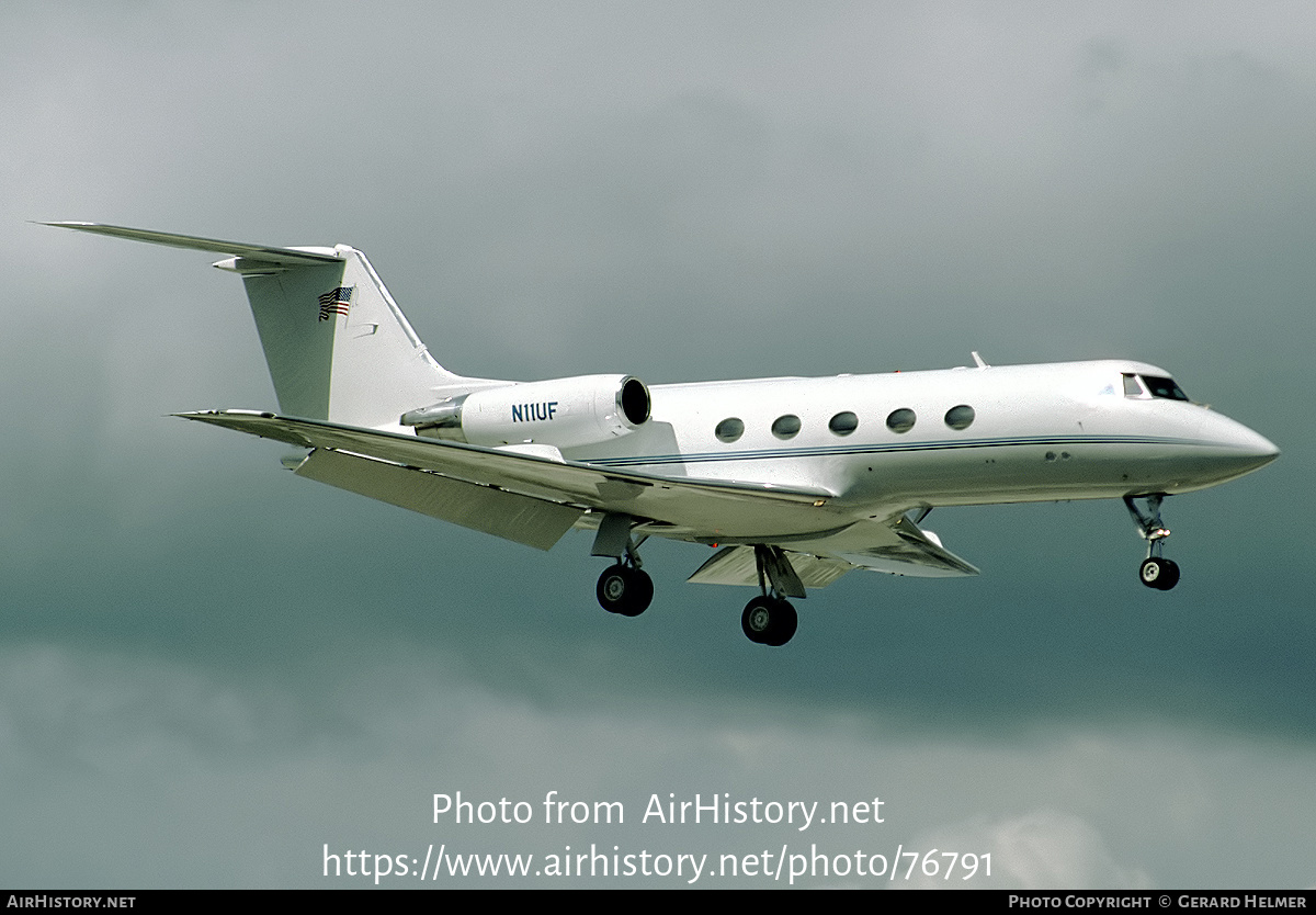 Aircraft Photo of N11UF | Grumman G-1159 Gulfstream II | AirHistory.net #76791