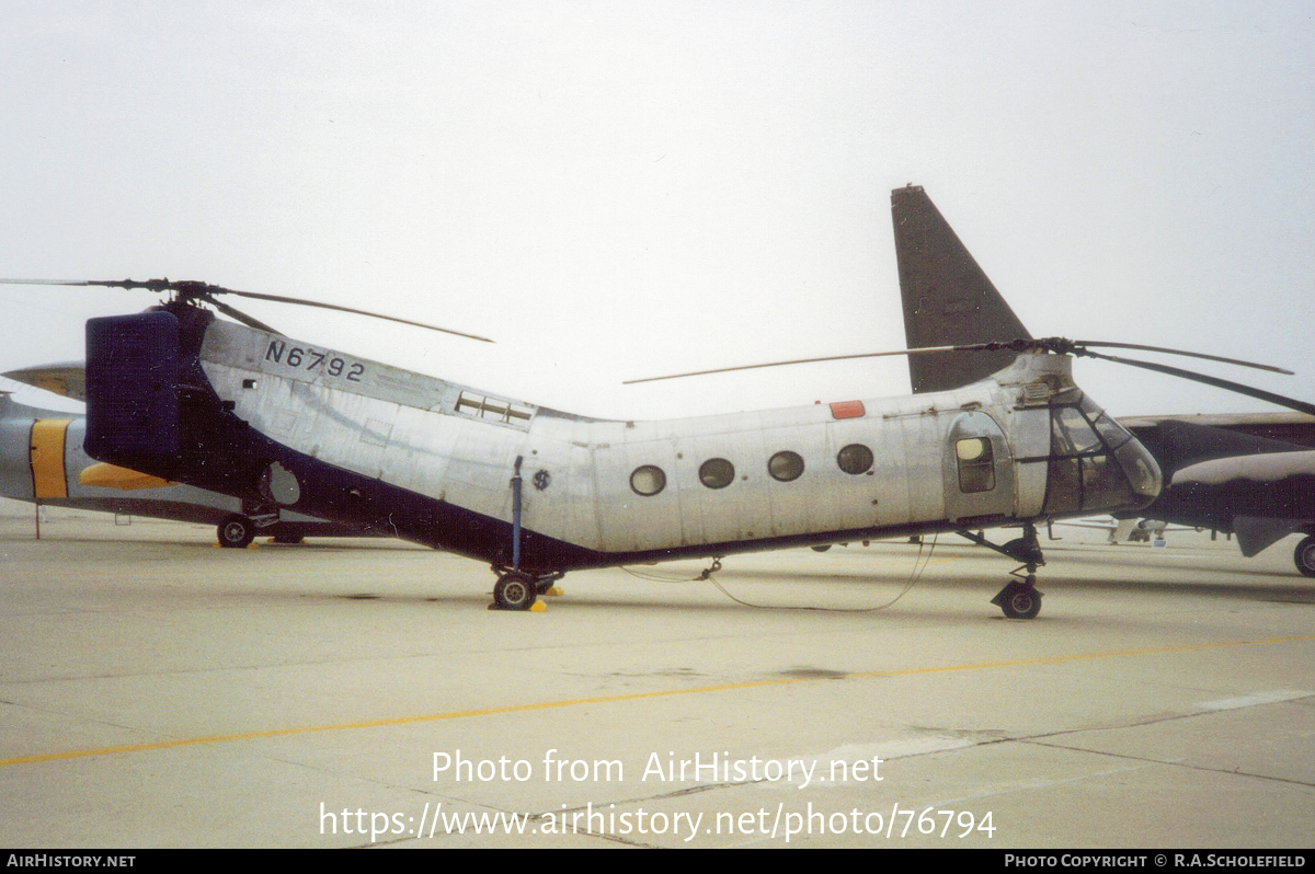 Aircraft Photo of N6792 | Piasecki CH-21B Workhorse | AirHistory.net #76794