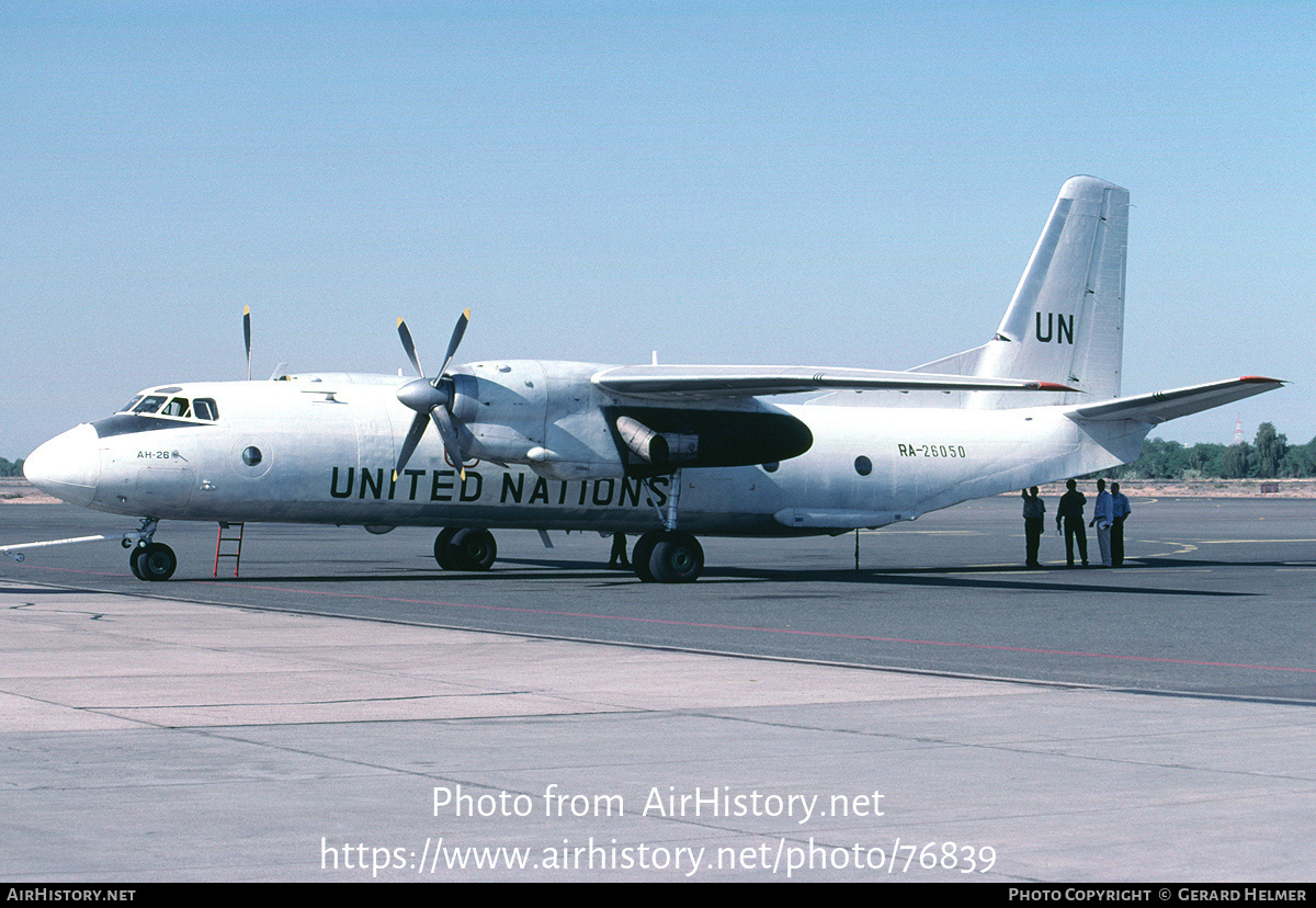 Aircraft Photo of RA-26050 | Antonov An-26B | United Nations | AirHistory.net #76839