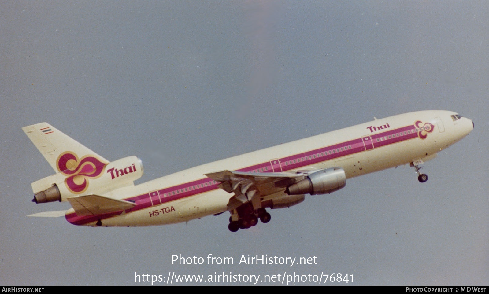 Aircraft Photo of HS-TGA | McDonnell Douglas DC-10-30 | Thai Airways International | AirHistory.net #76841