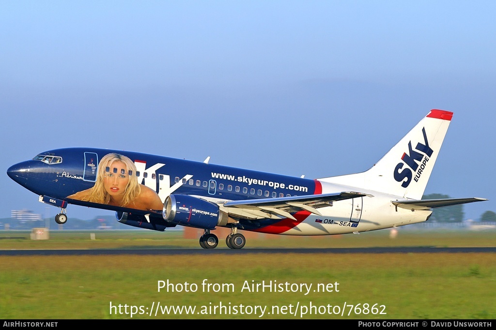 Aircraft Photo of OM-SEA | Boeing 737-5Y0 | SkyEurope Airlines | AirHistory.net #76862