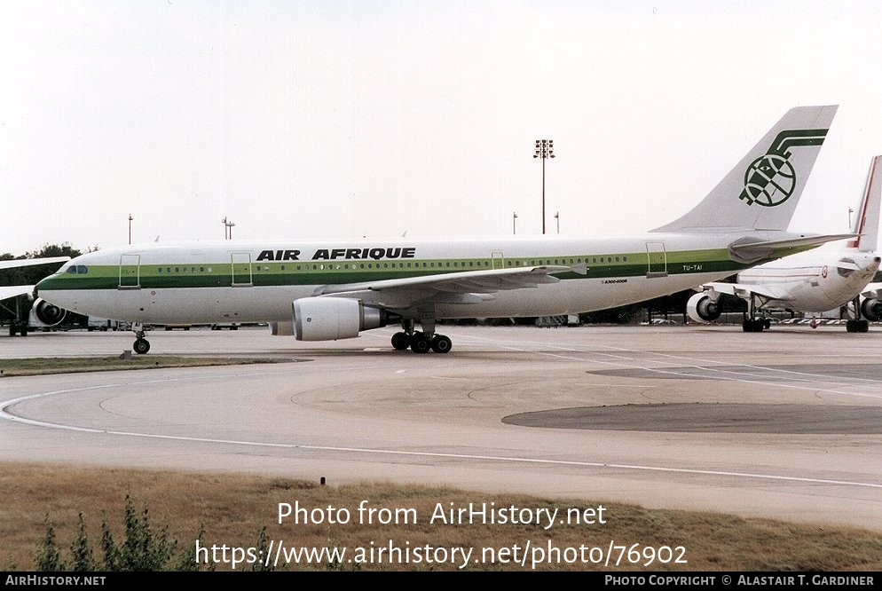 Aircraft Photo of TU-TAI | Airbus A300B4-605R | Air Afrique | AirHistory.net #76902