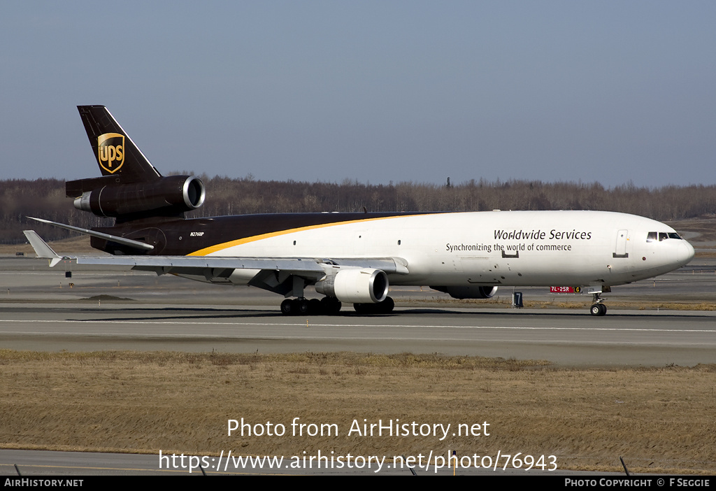 Aircraft Photo of N276UP | McDonnell Douglas MD-11/F | United Parcel Service - UPS | AirHistory.net #76943