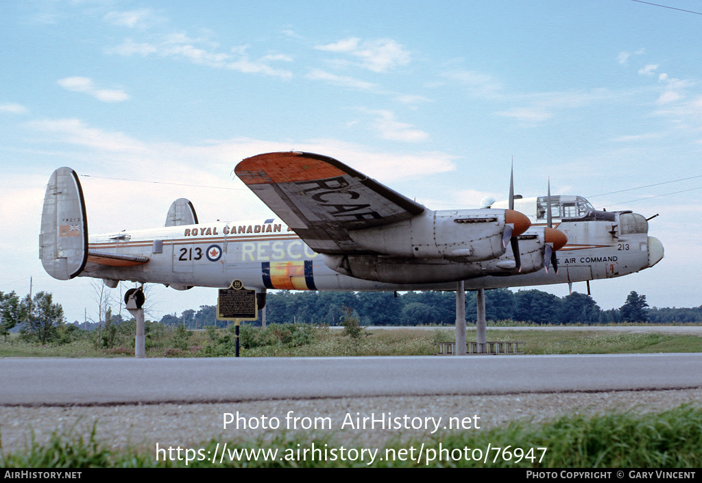 Aircraft Photo of FM213 | Avro 683 Lancaster Mk10 | Canada - Air Force | AirHistory.net #76947