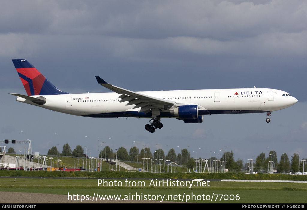 Aircraft Photo of N805NW | Airbus A330-323 | Delta Air Lines | AirHistory.net #77006