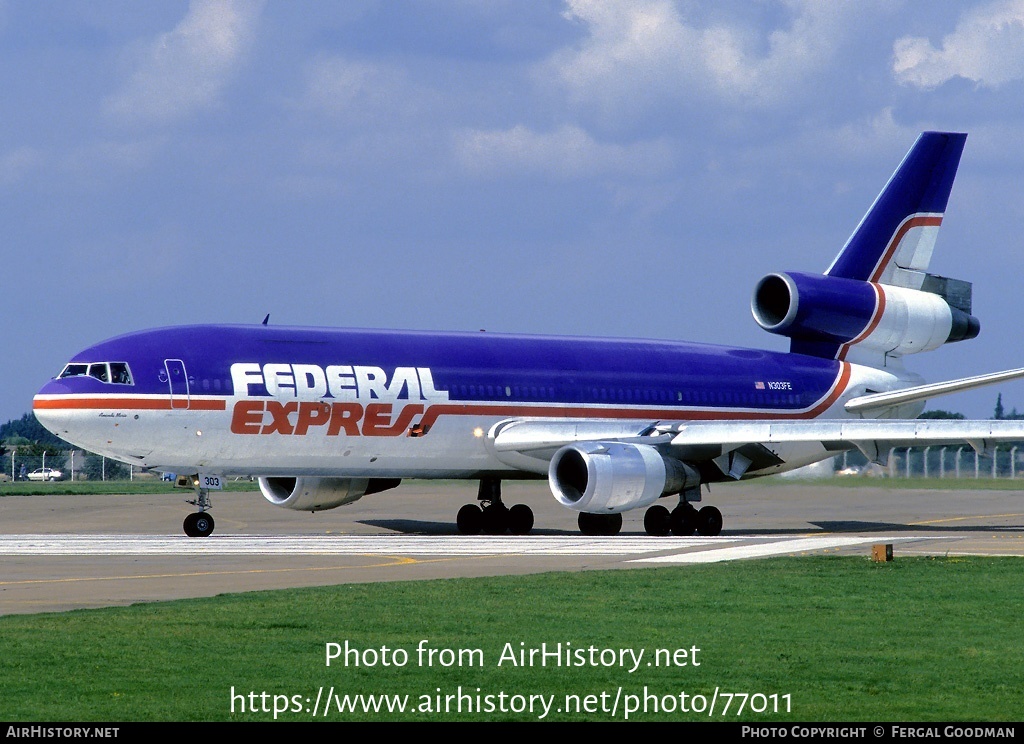 Aircraft Photo of N303FE | McDonnell Douglas DC-10-30(F) | Federal Express | AirHistory.net #77011