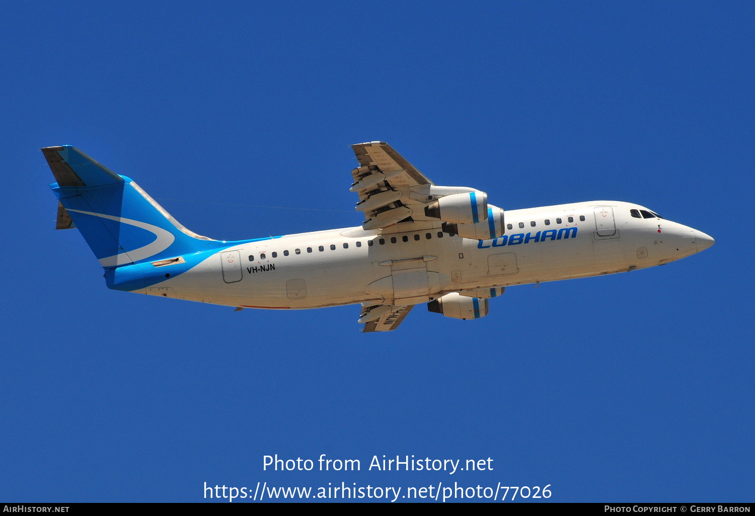 Aircraft Photo of VH-NJN | British Aerospace BAe-146-300 | Cobham Aviation Services | AirHistory.net #77026