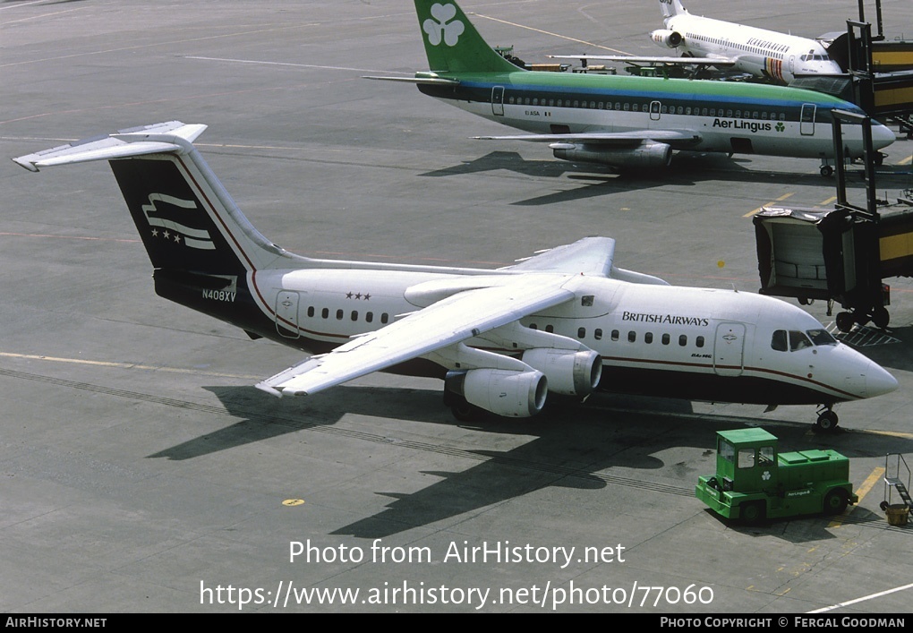 Aircraft Photo of N408XV | British Aerospace BAe-146-200 | British Airways | AirHistory.net #77060