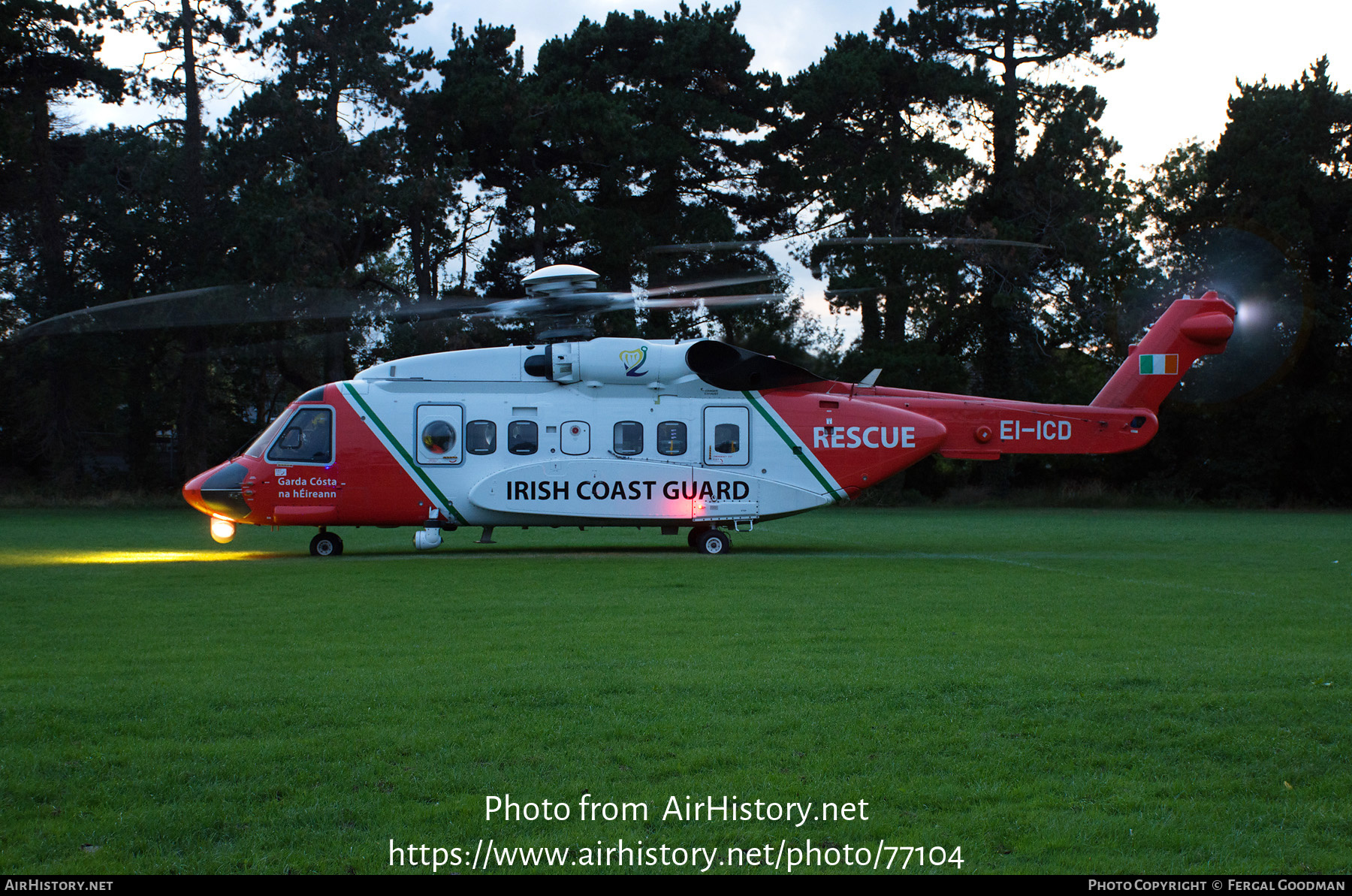 Aircraft Photo of EI-ICD | Sikorsky S-92A | Irish Coast Guard | AirHistory.net #77104